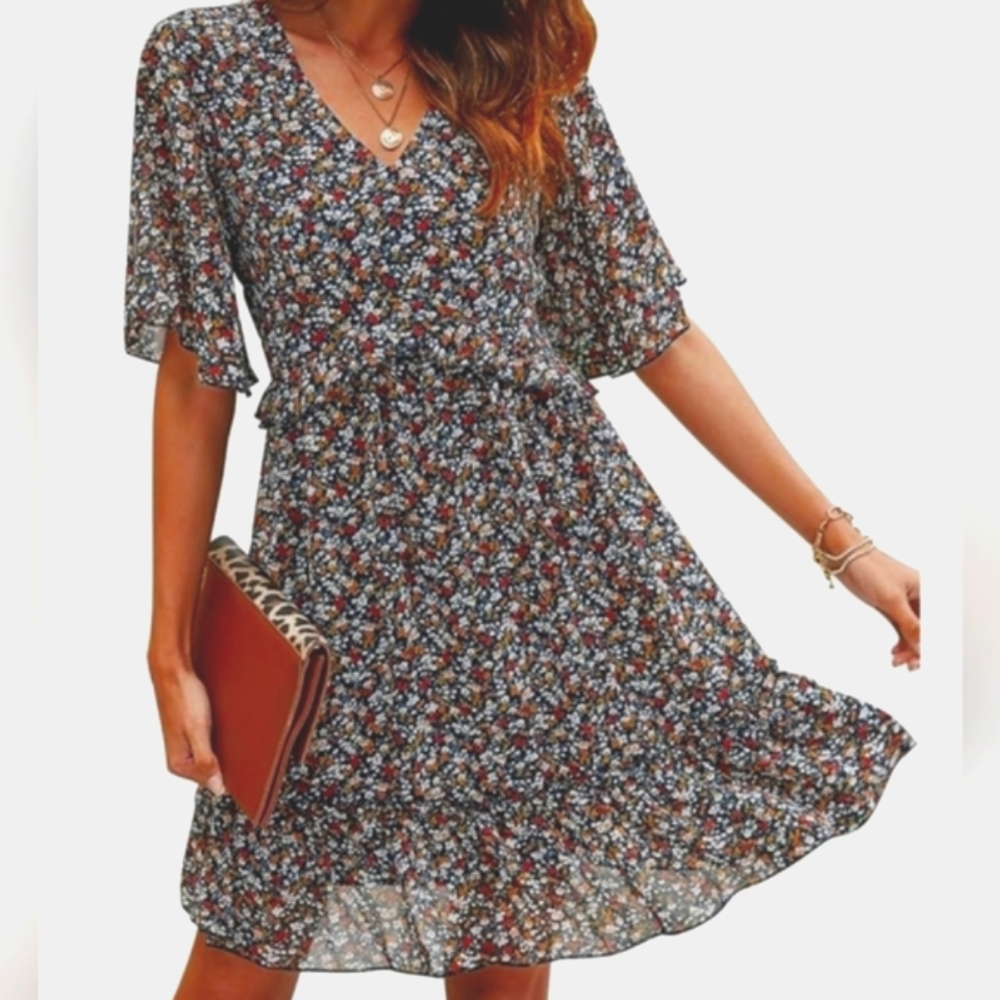 🌹Floral Mini Dress